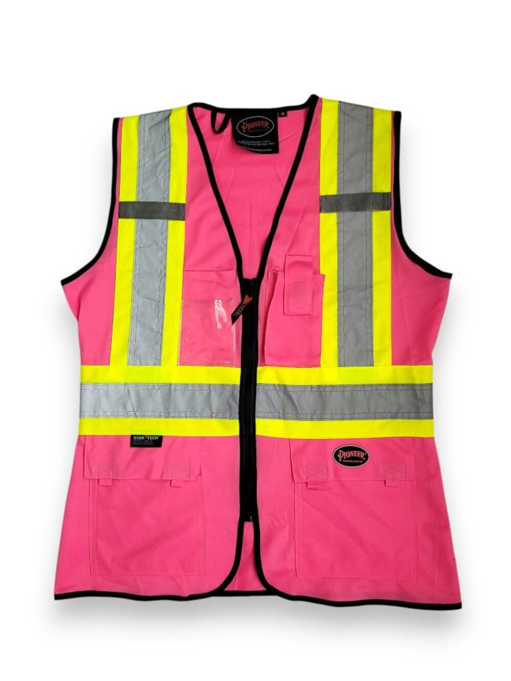 Pioneer Women’s Hi-Vis Safety Vest Medium Pink